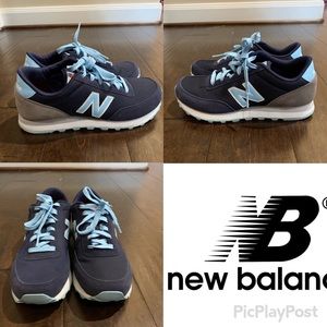 New balance 501 shoes blue classic traditionnel